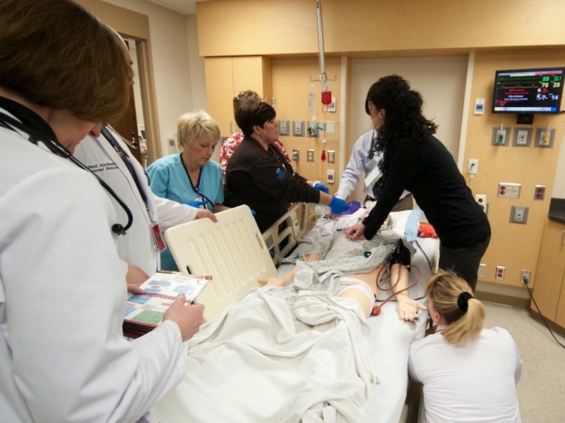 The residency's own center for clinical simulation